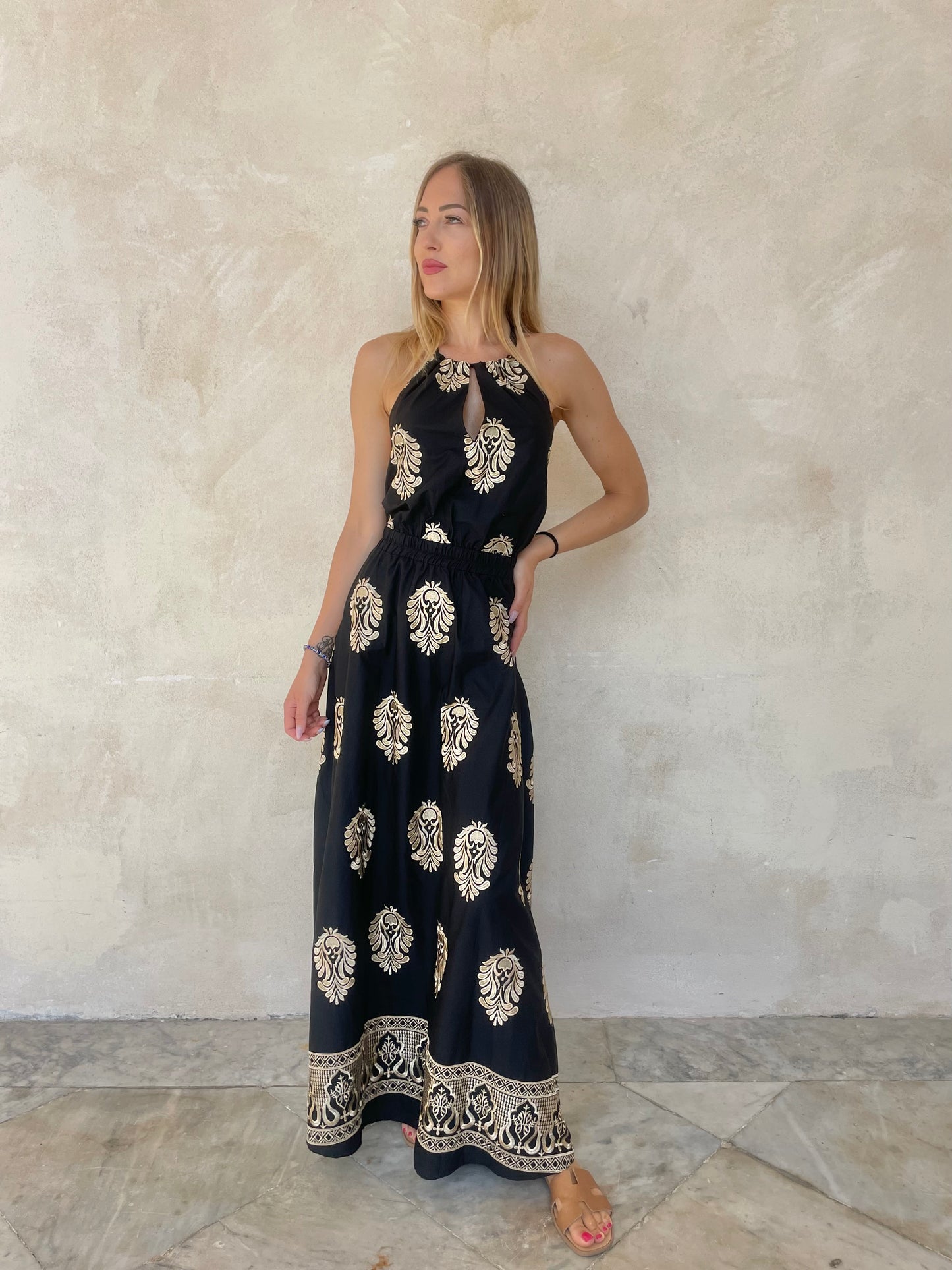 Long dress etnico