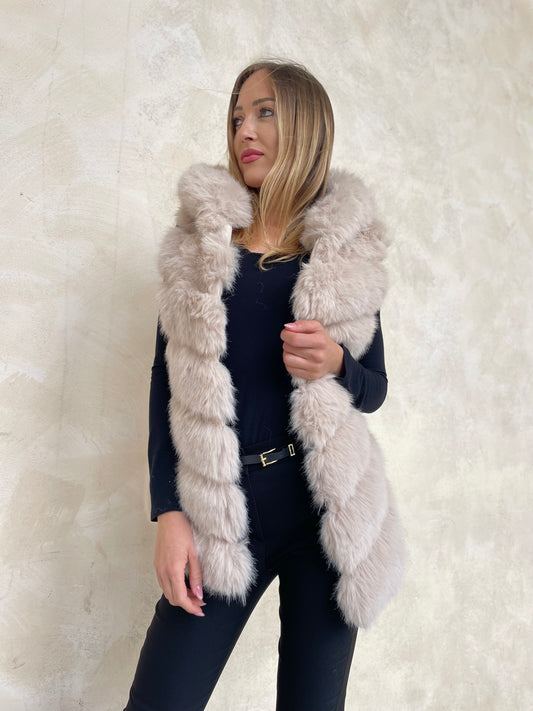 Gilet ecopelliccia