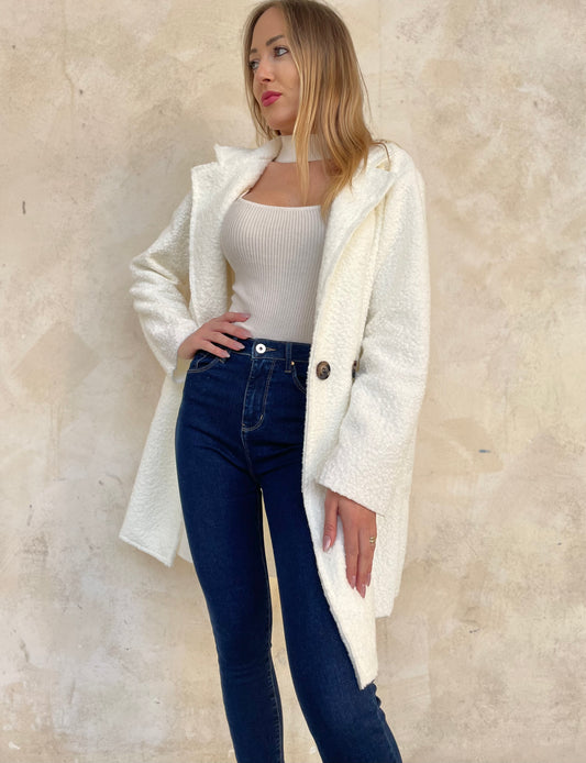 Cappotto Bouclè doppio petto